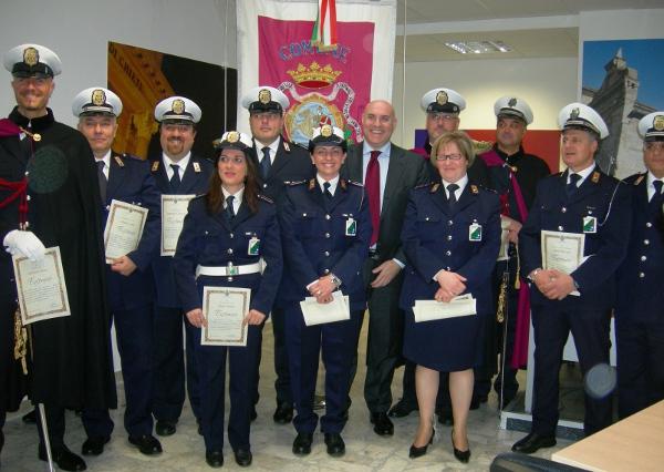 Sindaco e Polizia Municipale di Chieti