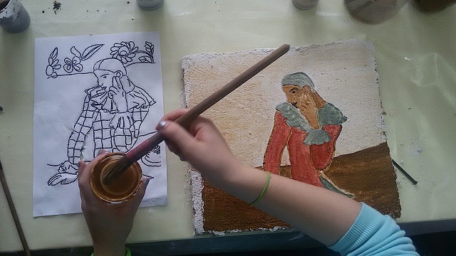 Arlecchino pensoso