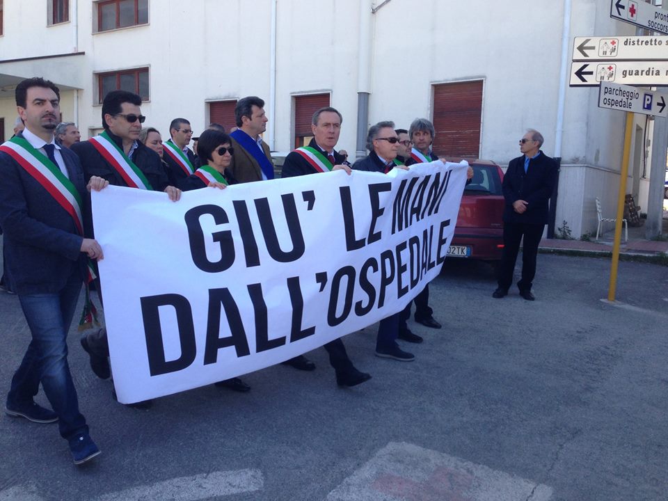 Atessa manifestazione difesa ospedale