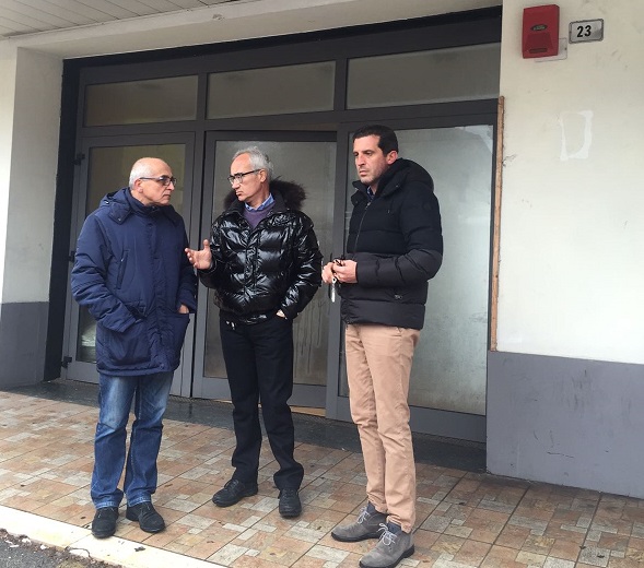 Lanciano sopralluogo tetto