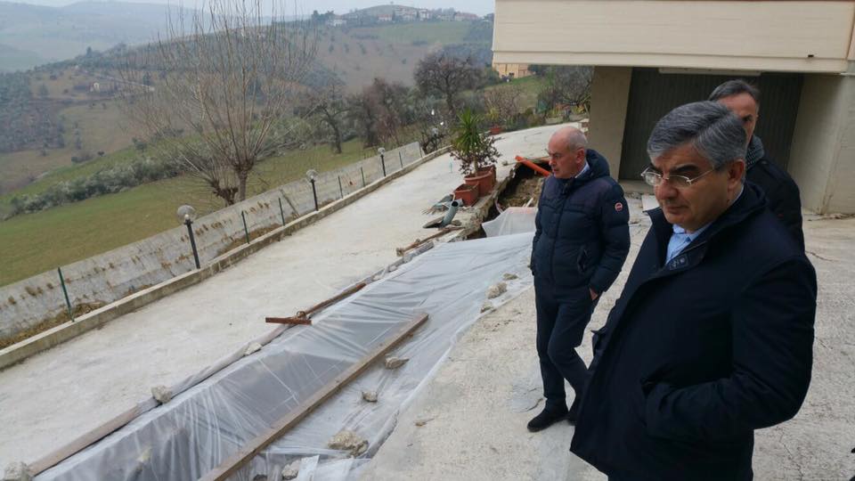 D'Alfonso sopralluoghi