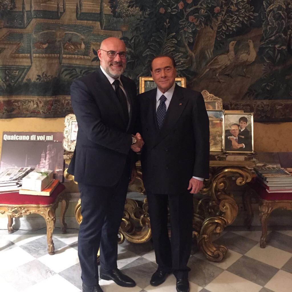 Sindaco Di Primio e Presidente Berlusconi