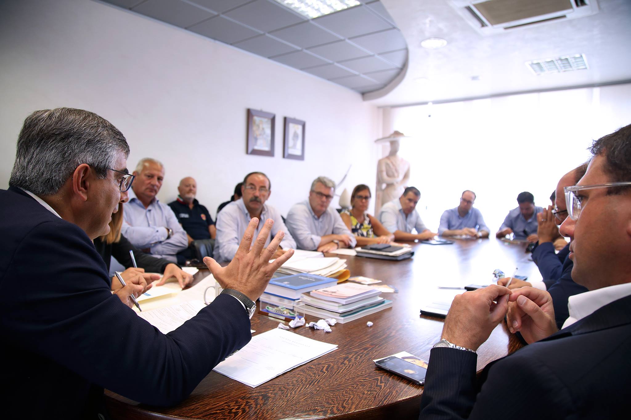 Giunta per emergenza incendi
