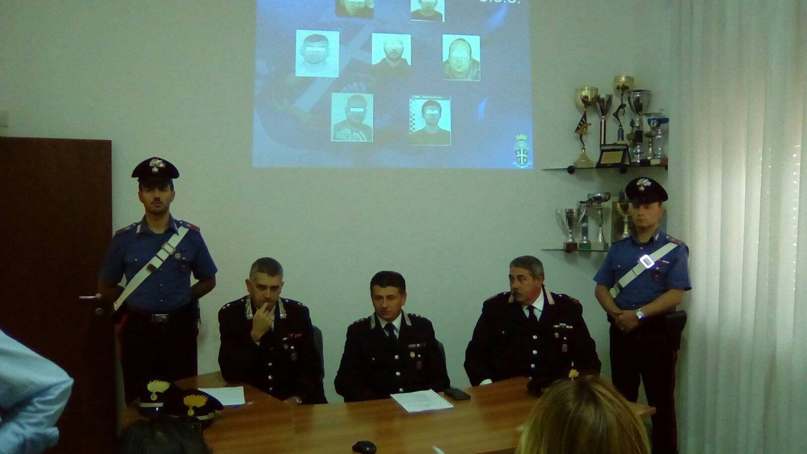 conferenza carabinieri Lanciano