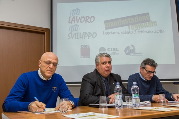 Sindacati conferenza stampa genn 2018