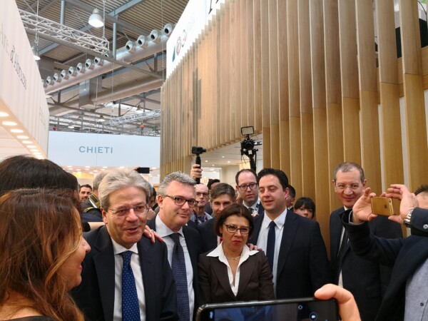 Gentiloni stand vinitaly