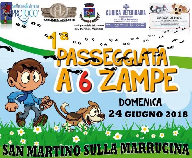 Passeggiata a 6 zampa