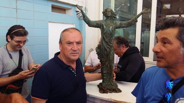 Roberto Veri con Cristo