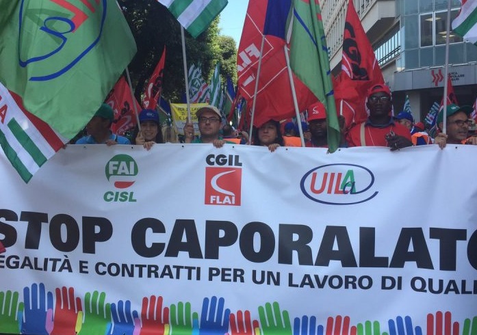marcia contro caporalato