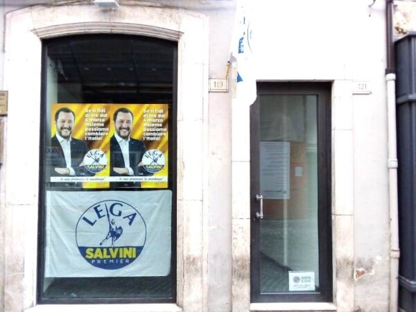 Sede elettorale Lega Antonietta La Porta Sulmona
