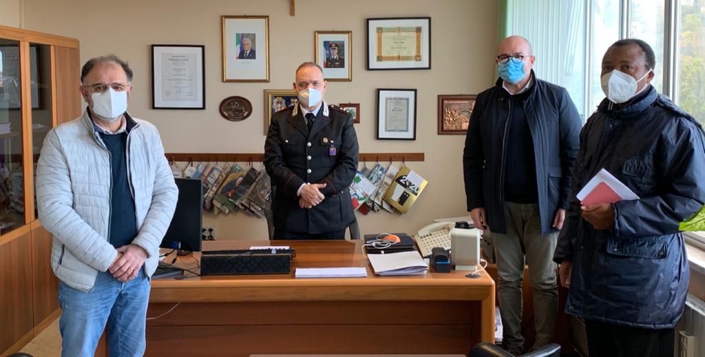 Mauro Lucat Alfonso Venturi Fabrizio Di Marco don Daniel Ngandu