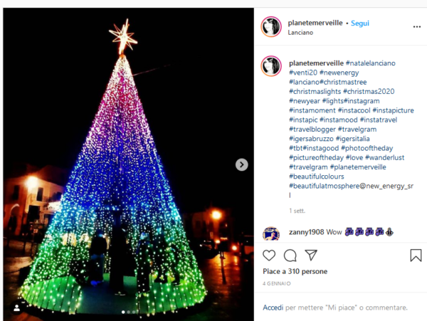 Screenshot 2021 01 17 planetemerveille ha condiviso una foto su Instagram natalelanciano venti20 newenergy lancianoc...