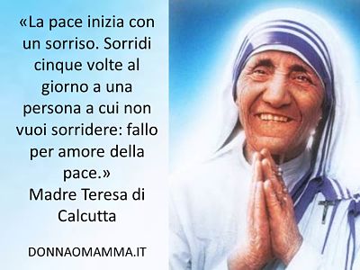 Madre Teresa di Calcutta Pace