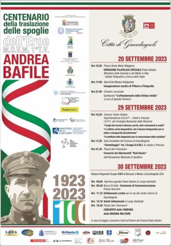 Centenario della trasposizione delle spoglie di Andrea Bafile