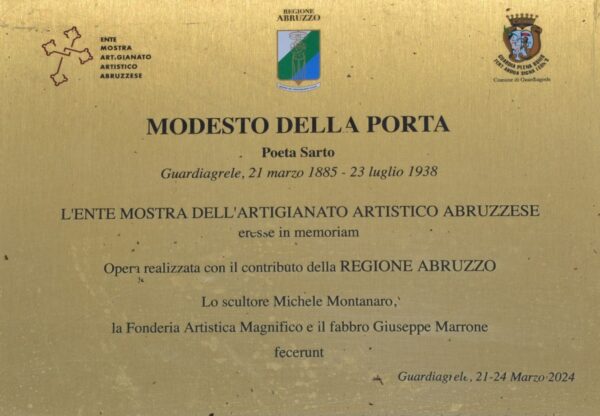 Targa modesto della Porta