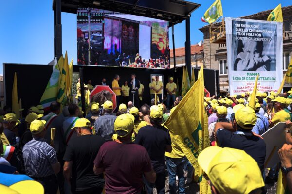 Manifestazione coldiretti cinghiali 2