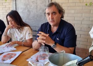 Anna Anconitano Bio Cantina Orsogna e Vincenzo Muratelli sindaco di Altino