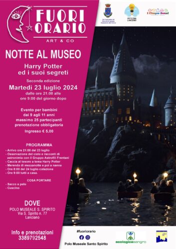 Notte al Museo Locandina