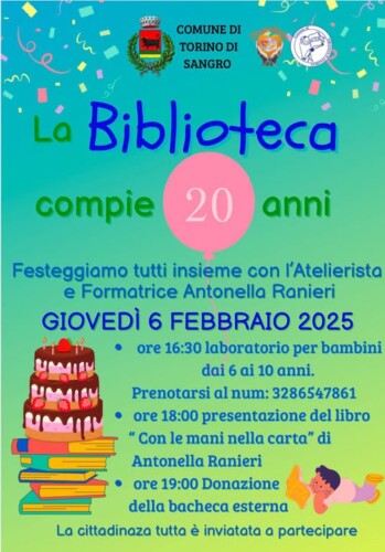 biblioteca torino di sangro locandina