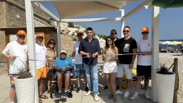 Inaugurazione spiaggia accessibile Rocca Sn Giovanni