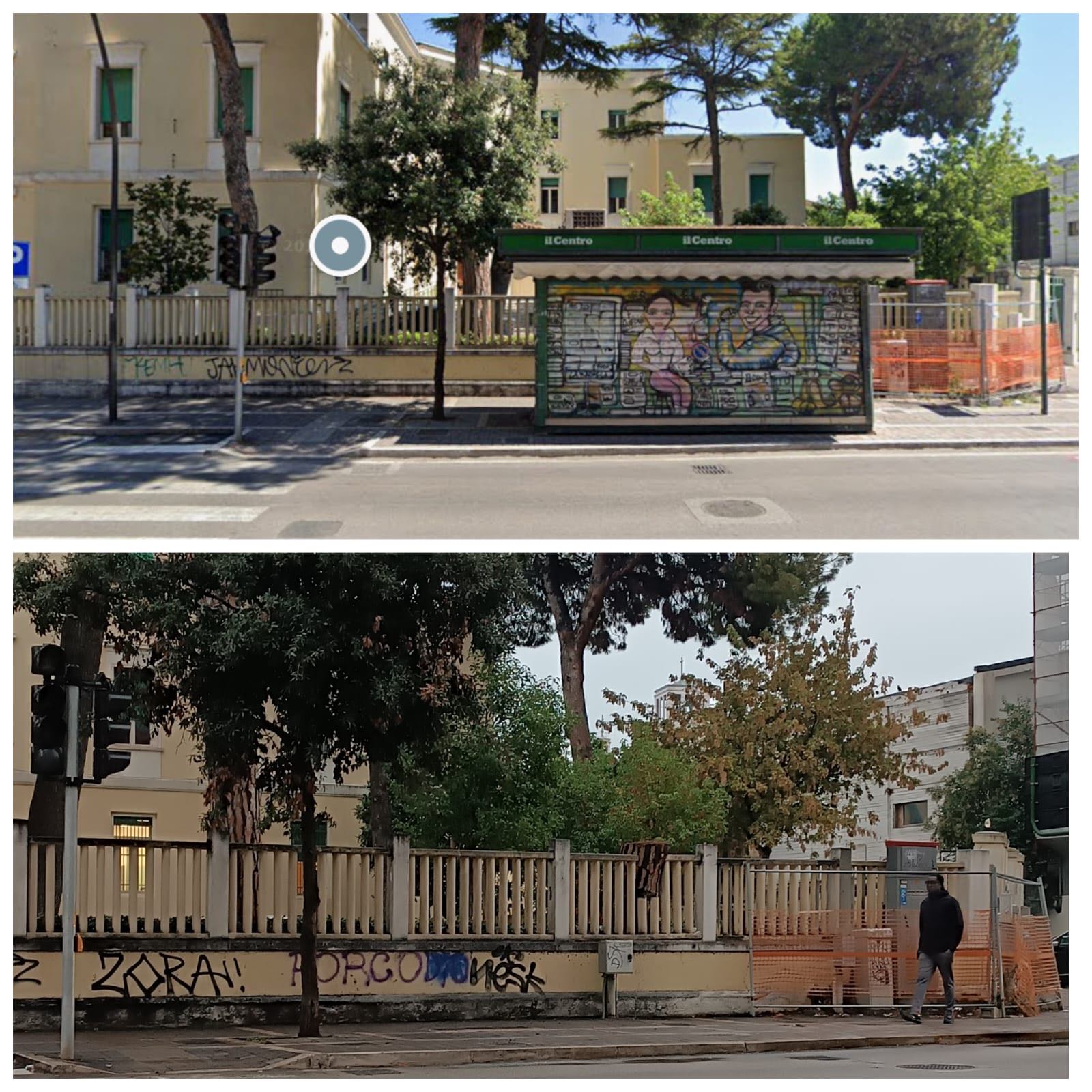 Pescara: avviata la rimozione delle edicole non più operative