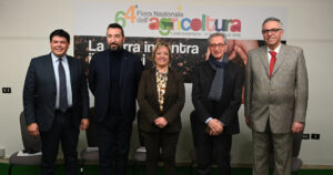 64esima-Fiera-Nazionale--Agricoltura_da-sx-De-Felice,-Campitelli,-Mercurio,-Paolini,-Paone