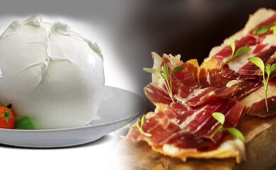 Mozzarella-di-Bufala-campana-e-Prosciutto-Jabugo