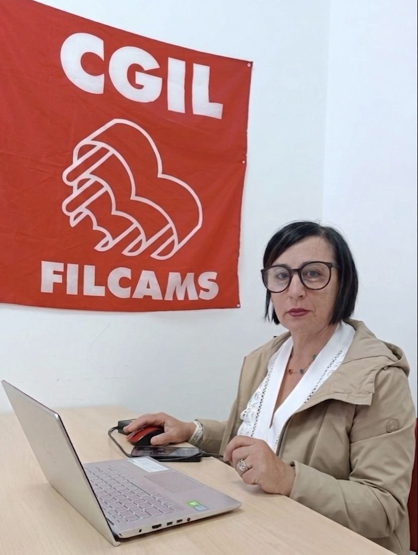 Daniela Primiterra Segretaria Generale Filcams Cgil Chieti