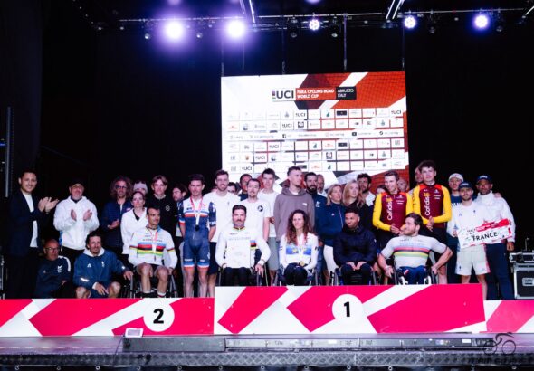 CDM Paraciclismo Montesilvano 2026 premiazione Francia con dedica Alex Zanardi