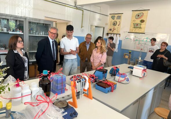 Inaugurato Laboratorio Da Vinci De Giorgio