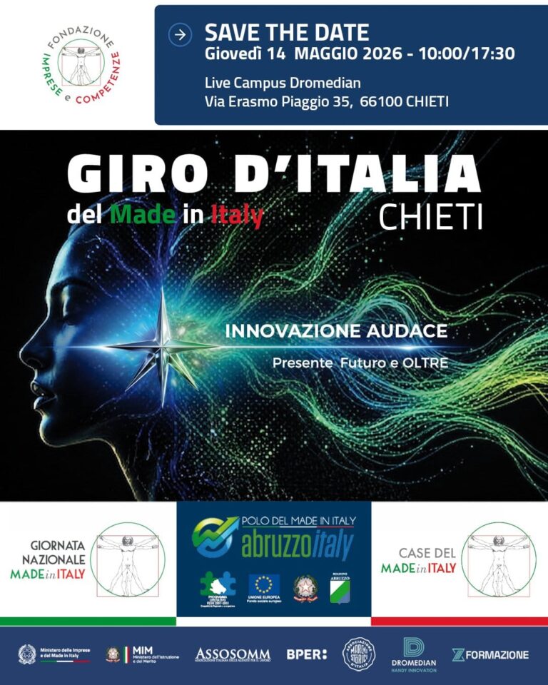 Locandina Giro d'Italia del Made in Italy
