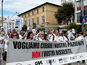 Manifestazione Medici Pescara 1
