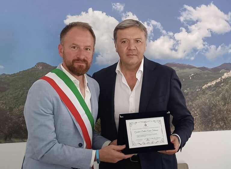 Questore Solimene cittadino onorario Farindola