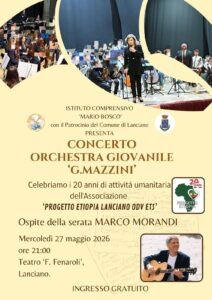 locandina concerto progetto etiopia