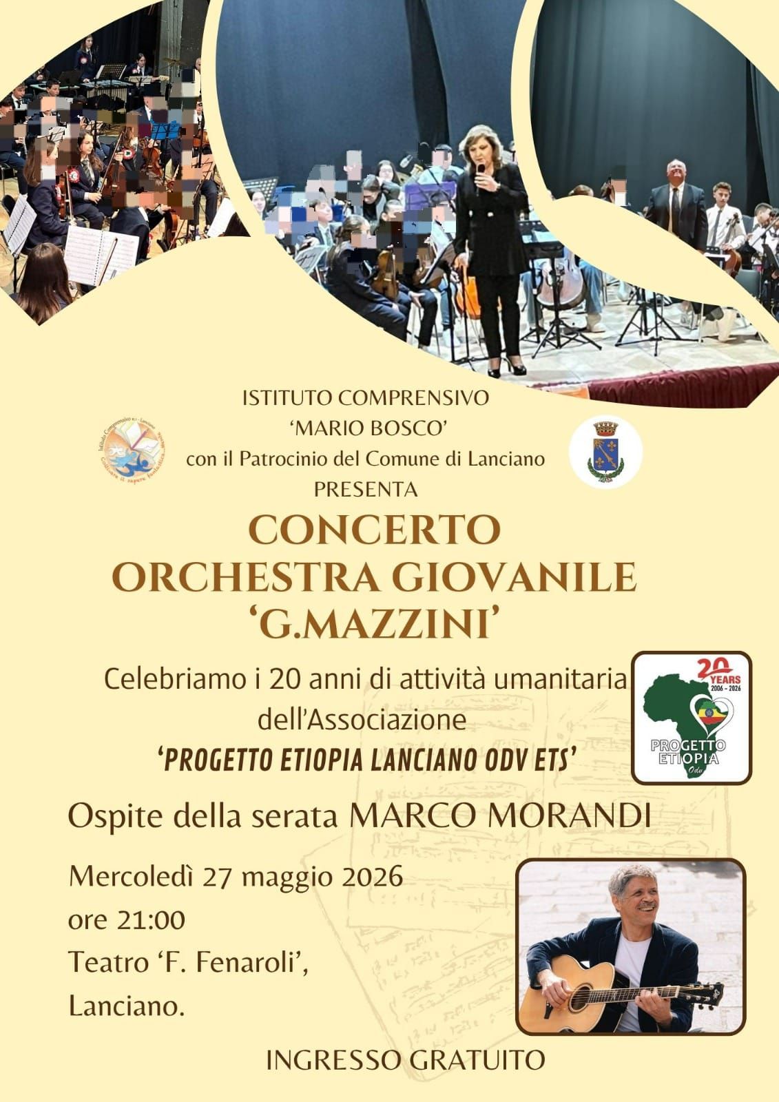 locandina concerto progetto etiopia