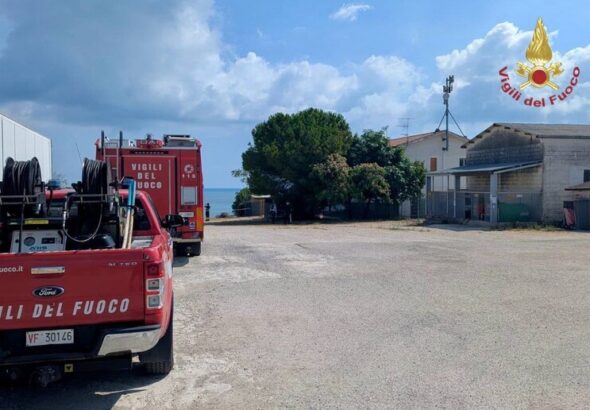 Casalbordino vigili del fuoco
