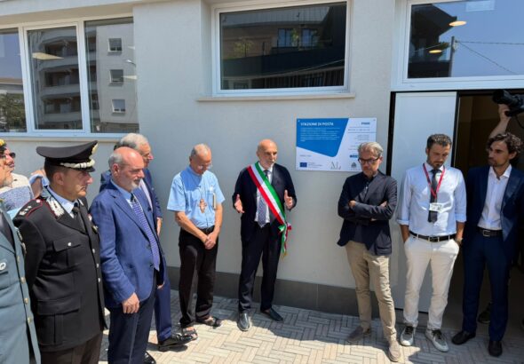 Pescara inaugurazione stazione di posta