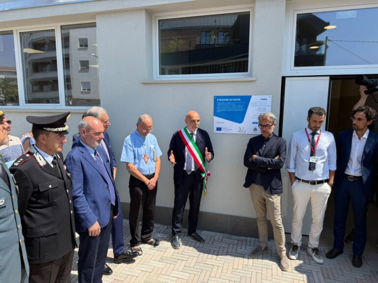 Pescara inaugurazione stazione di posta