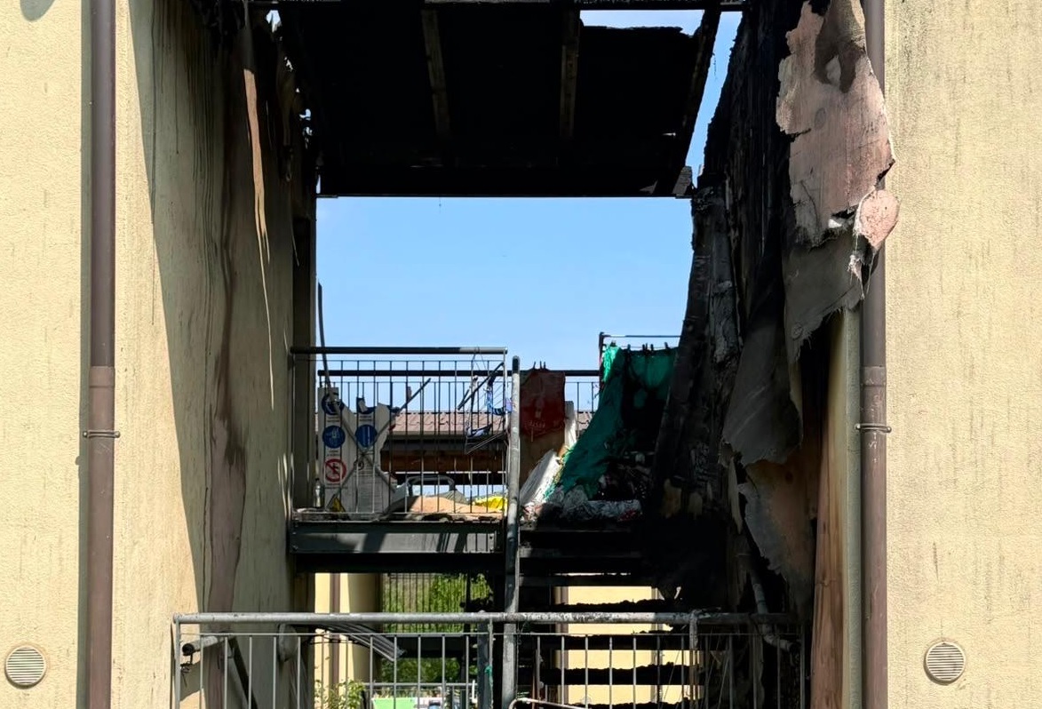 incendio MAP di Santa Rufina