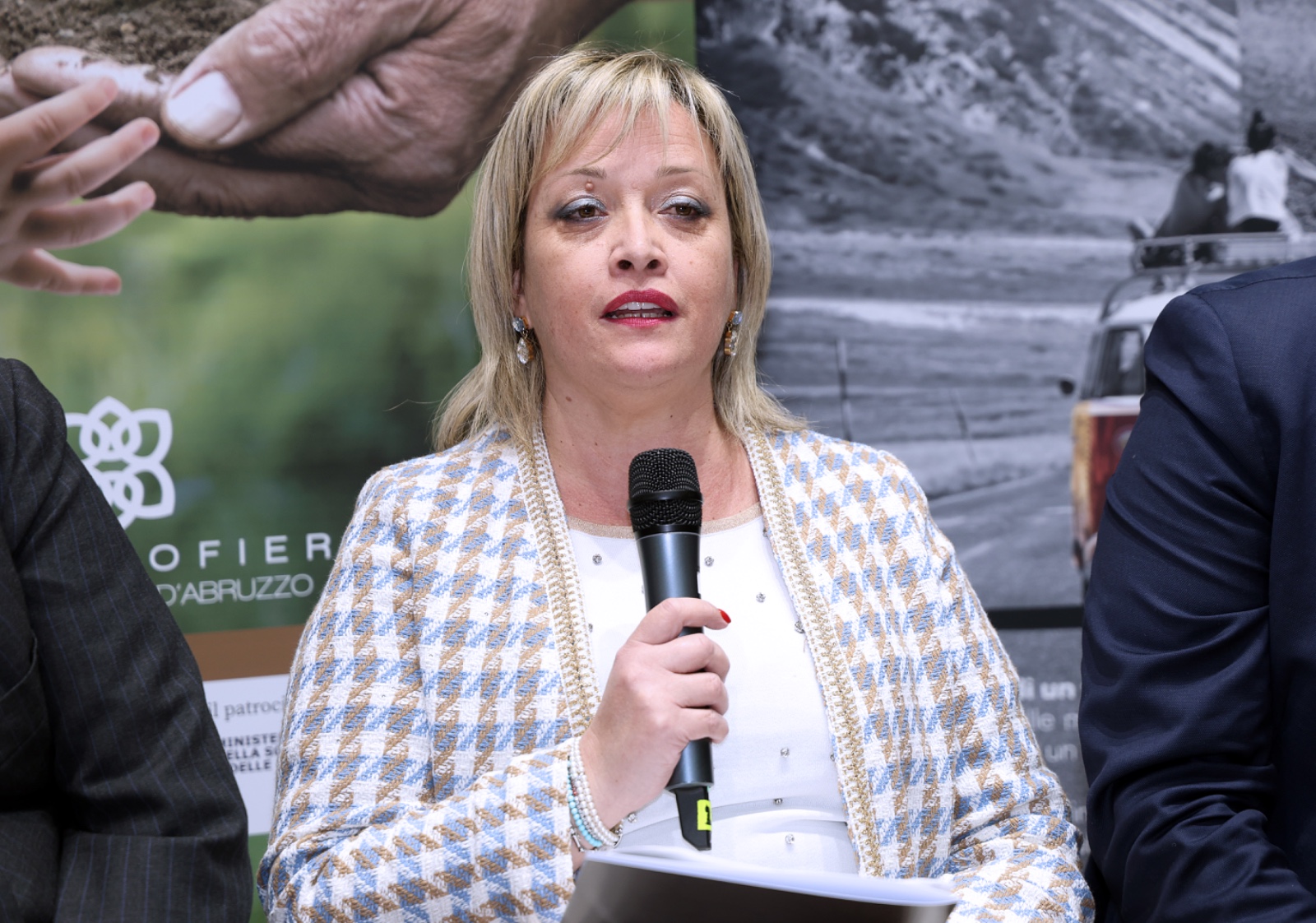 Ombretta Mercurio presentazione al Vinitaly della Fiera dell'Agricoltura di Lanciano